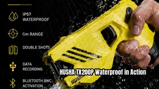 HUSHA TX200P | ضد آب در عمل